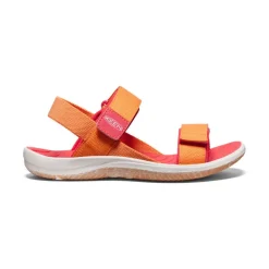 New Big Kids' Elle Backstrap | Tangerine/Cayenne Kids Sandals