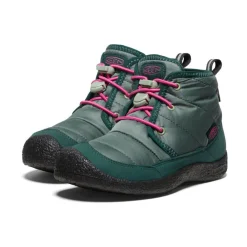 Online Big Kids' Howser Ii Waterproof Chukka | Dark Forest/Fuchsia Purple Kids Boots