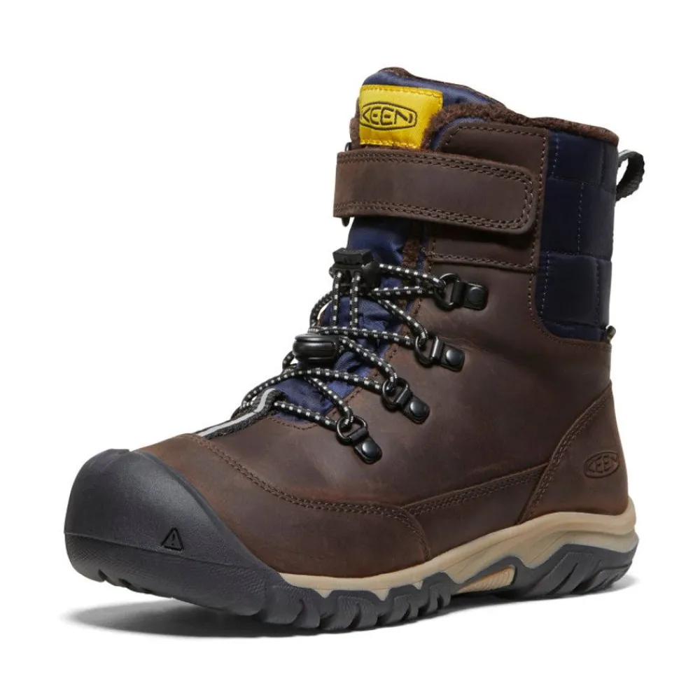 Outlet Big Kids' Kanibou Waterproof Winter Boot | Java/Naval Academy Kids Boots