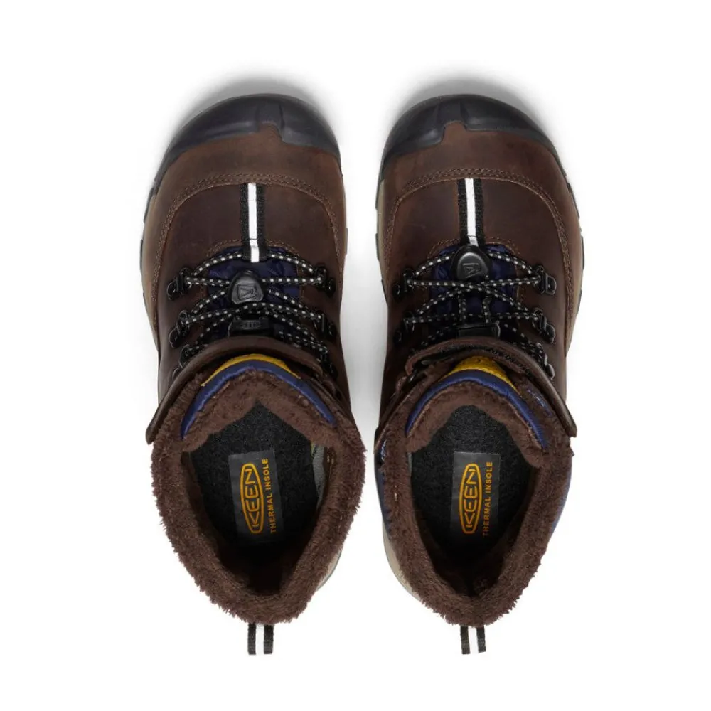 Outlet Big Kids' Kanibou Waterproof Winter Boot | Java/Naval Academy Kids Boots