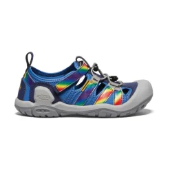 Discount Big Kids' Knotch Creek | Bright Cobalt/Rainbow Tie Dye Kids Sandals