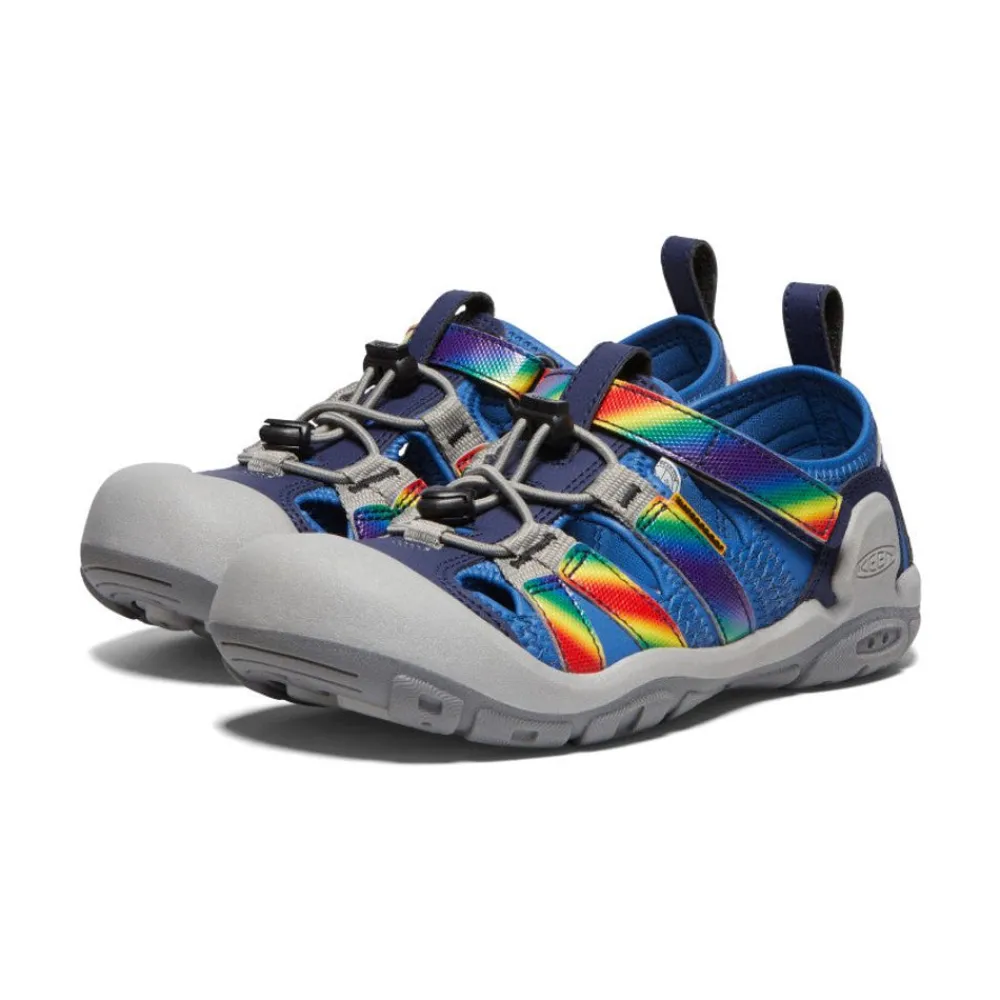 Discount Big Kids' Knotch Creek | Bright Cobalt/Rainbow Tie Dye Kids Sandals
