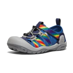 Discount Big Kids' Knotch Creek | Bright Cobalt/Rainbow Tie Dye Kids Sandals