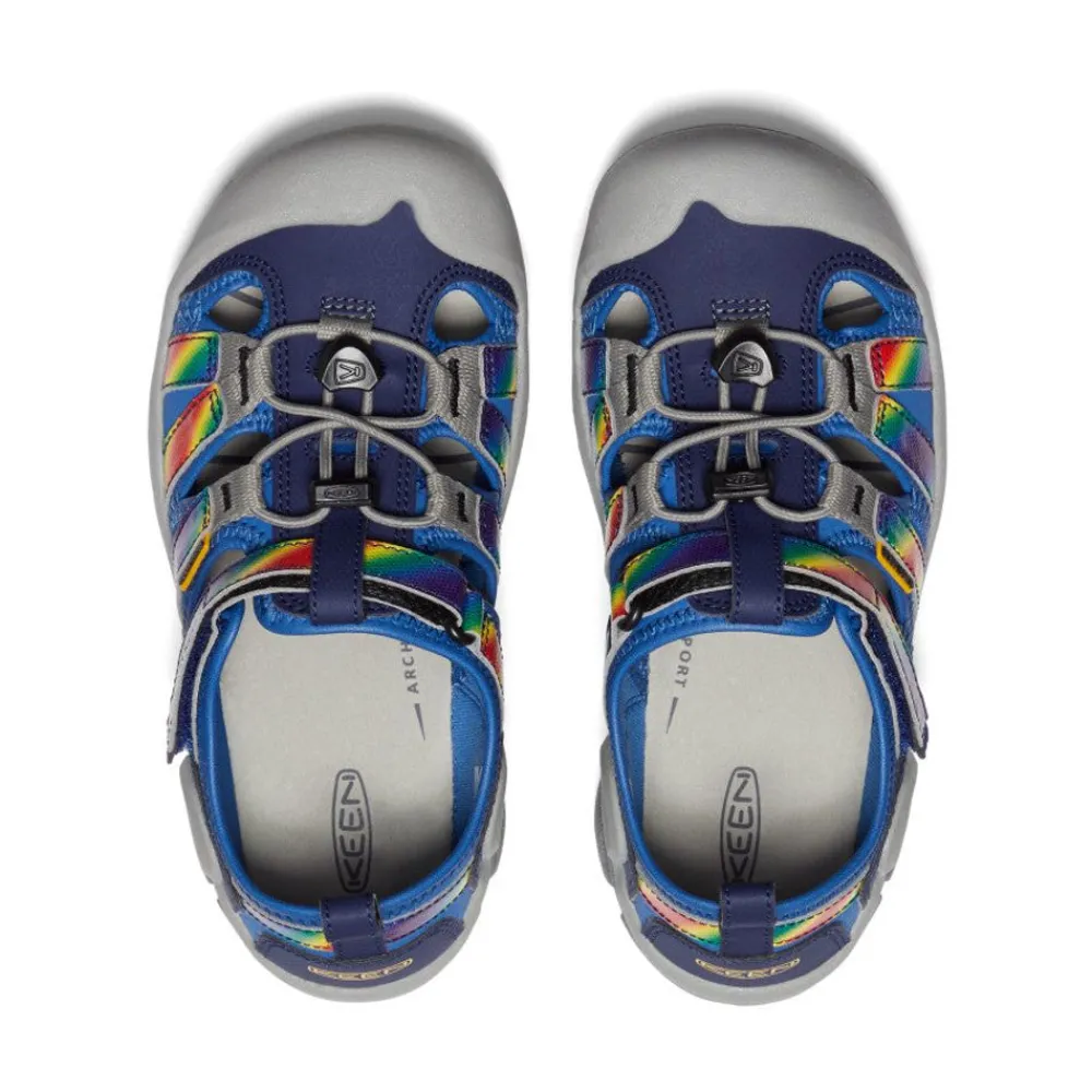 Discount Big Kids' Knotch Creek | Bright Cobalt/Rainbow Tie Dye Kids Sandals