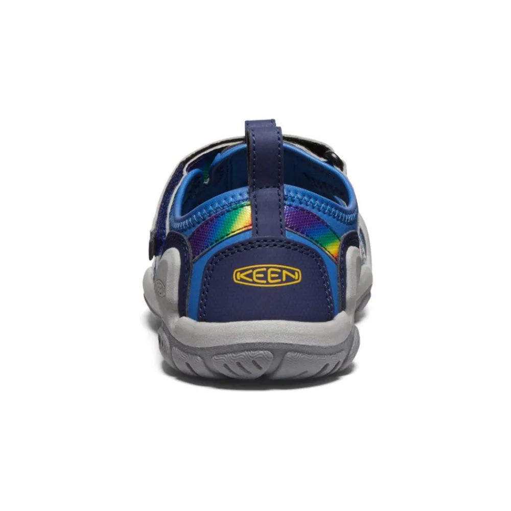 Discount Big Kids' Knotch Creek | Bright Cobalt/Rainbow Tie Dye Kids Sandals