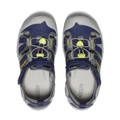 Hot Big Kids' Knotch Creek | Steel Grey/Blue Depths Kids Sandals