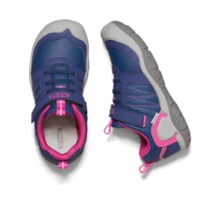 Best Big Kids' Knotch Peak Sneaker | Blue Depths/Pink Peacock Kids Shoes