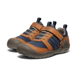 Hot Big Kids' Knotch Peak Sneaker | Maple/Sky Captain Kids Shoes