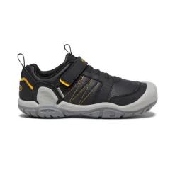 Hot Big Kids' Knotch Peak Sneaker | Black/ Yellow Kids Shoes