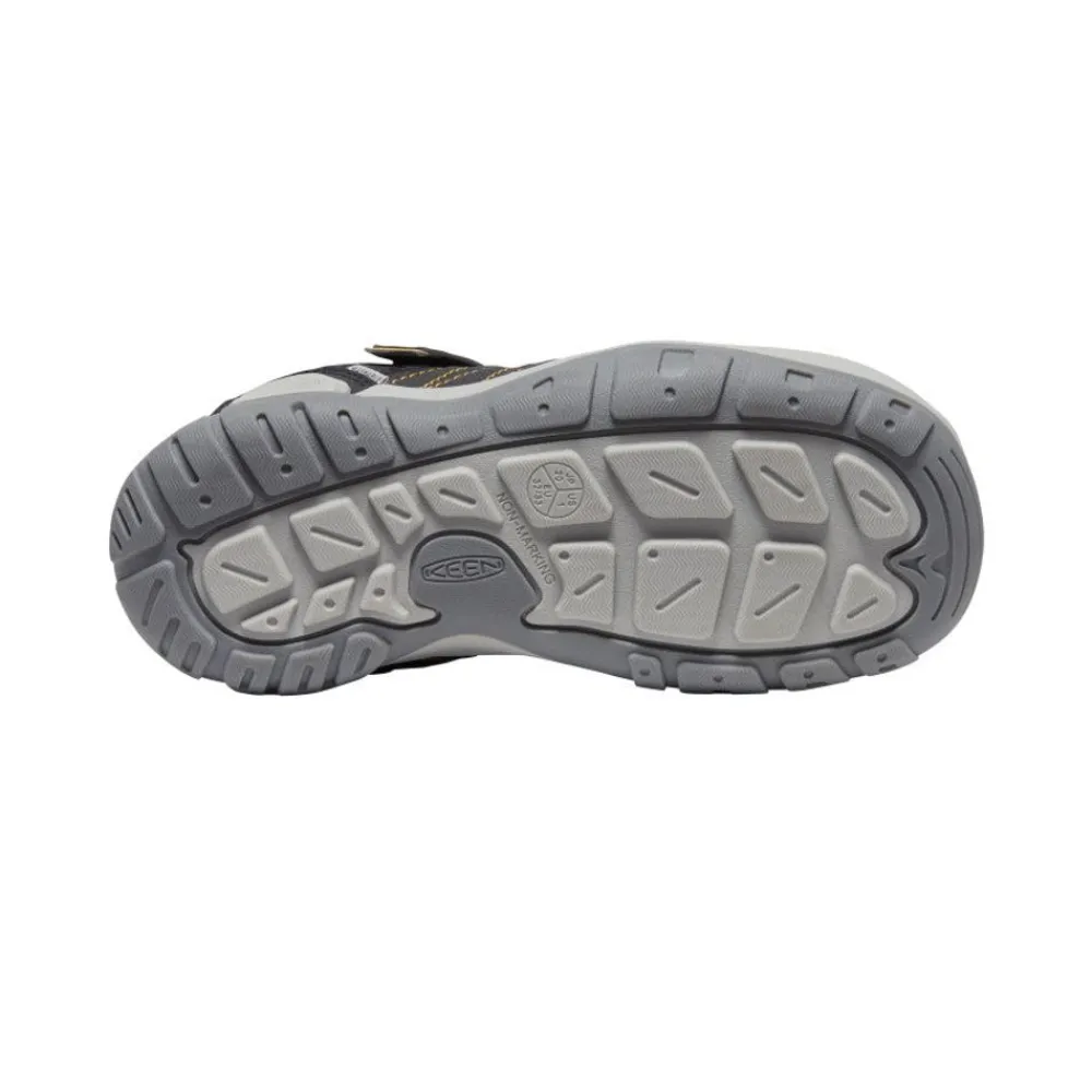 Hot Big Kids' Knotch Peak Sneaker | Black/ Yellow Kids Shoes