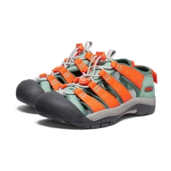 Online Big Kids' Newport Boundless Sandal | Granite Green/Scarlet Ibis Kids Sandals