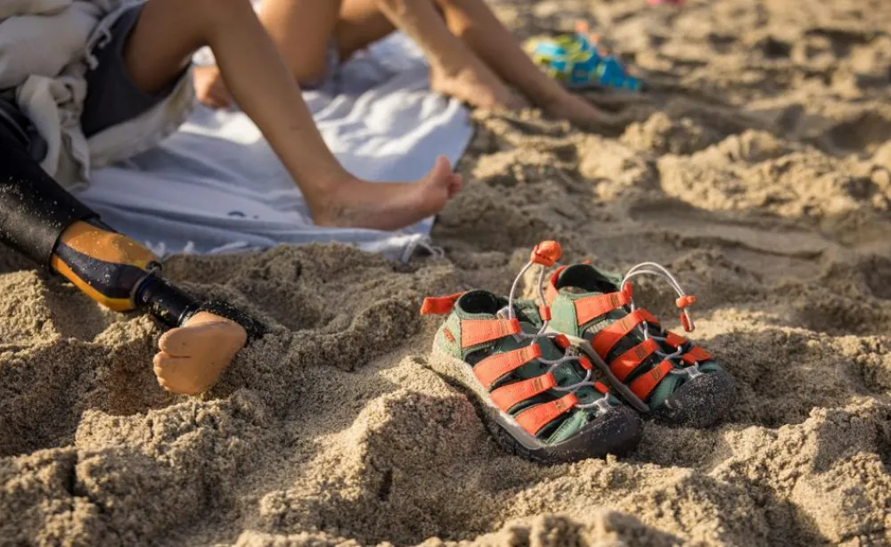 Online Big Kids' Newport Boundless Sandal | Granite Green/Scarlet Ibis Kids Sandals