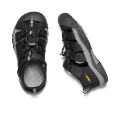 Clearance Big Kids' Newport H2 | Black/ Yellow Kids Sandals