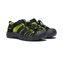 Outlet Big Kids' Newport H2 | Black/Lime Green Kids Sandals