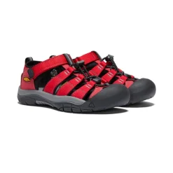 Fashion Big Kids' Newport H2 | Ribbon Red/Gargoyle Kids Sandals