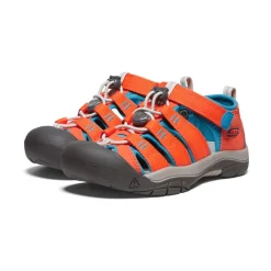 Clearance Big Kids' Newport H2 | Safety Orange/Fjord Blue Kids Sandals