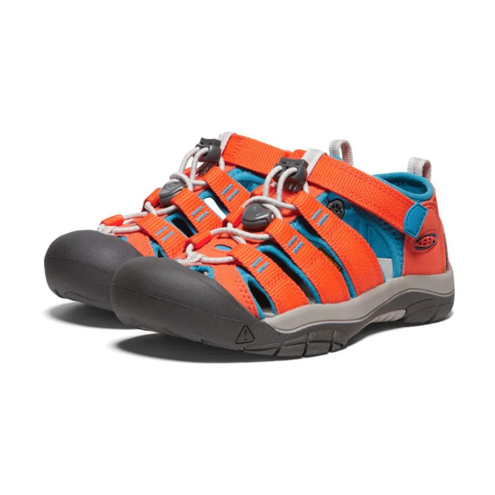 Clearance Big Kids' Newport H2 | Safety Orange/Fjord Blue Kids Sandals