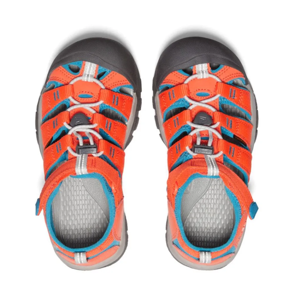 Clearance Big Kids' Newport H2 | Safety Orange/Fjord Blue Kids Sandals