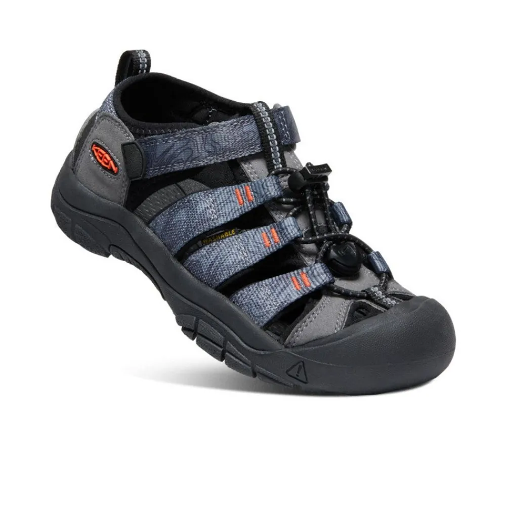 New Big Kids' Newport H2 | Steel Grey/Black Kids Sandals