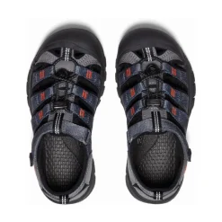 New Big Kids' Newport H2 | Steel Grey/Black Kids Sandals