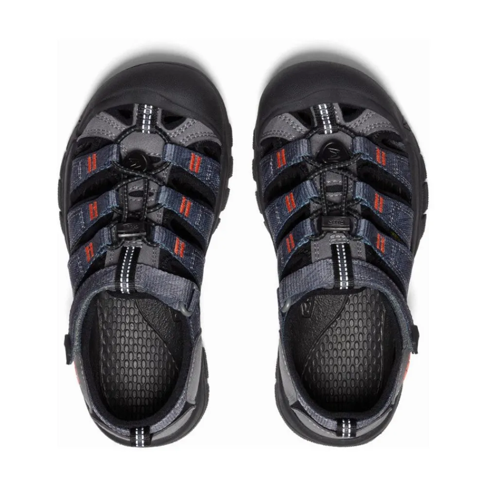 New Big Kids' Newport H2 | Steel Grey/Black Kids Sandals