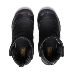 Hot Big Kids' Puffrider Waterproof Winter Boot | Black/Steel Grey Kids Boots