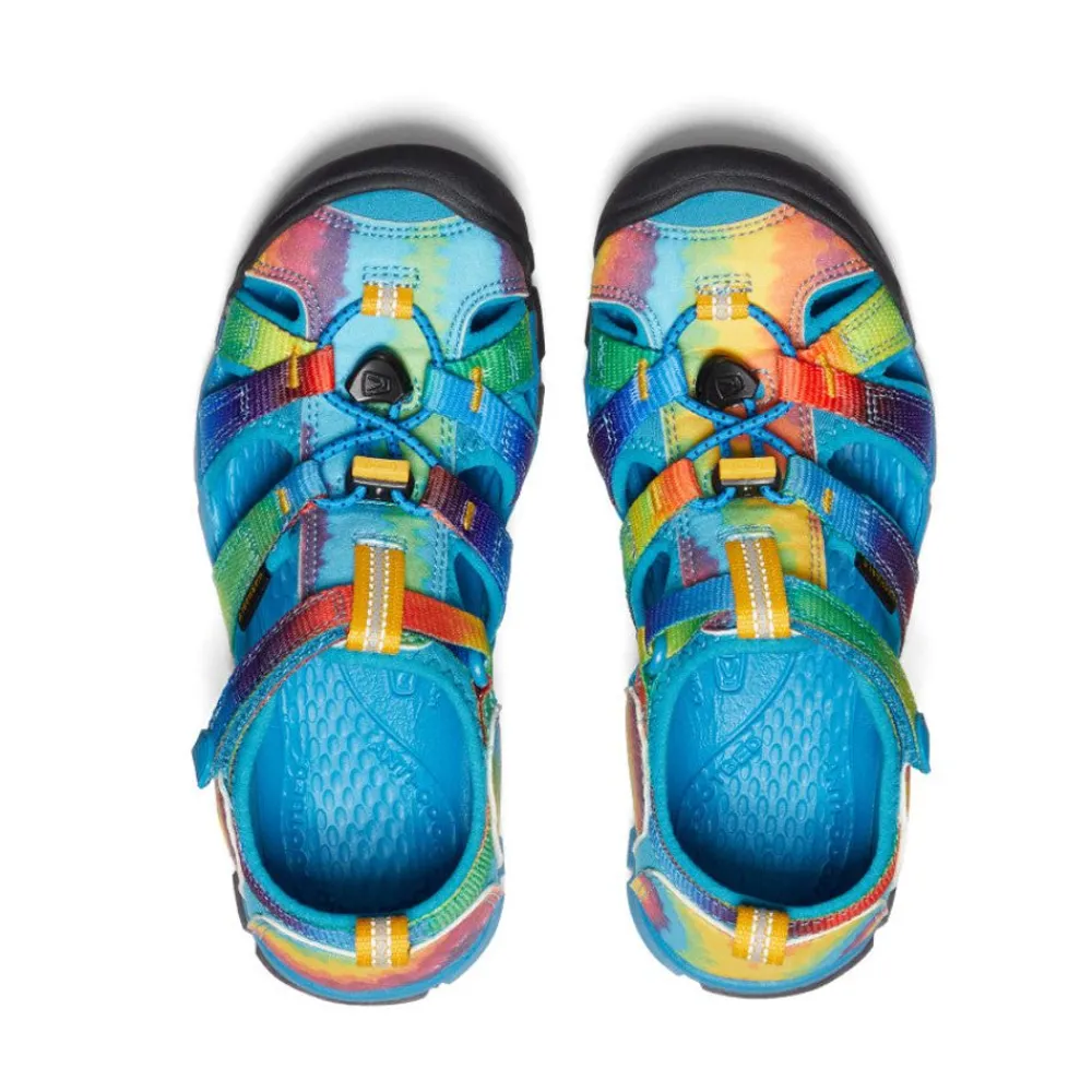 Fashion Big Kids' Seacamp Ii Cnx | Vivid Blue/Original Tie Dye Kids Sandals