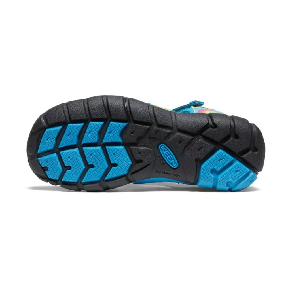 Fashion Big Kids' Seacamp Ii Cnx | Vivid Blue/Original Tie Dye Kids Sandals