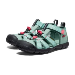 Best Big Kids' Seacamp Ii Cnx | Granite Green/Cayenne Kids Sandals