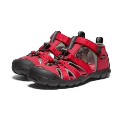 Outlet Big Kids' Seacamp Ii Cnx | Racing Red/Gargoyle Kids Sandals