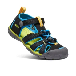 Discount Big Kids' Seacamp Ii Cnx | Black/Brilliant Blue Kids Sandals