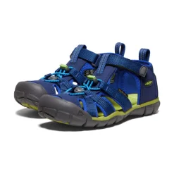 Hot Big Kids' Seacamp Ii Cnx | Blue Depths/Chartreuse Kids Sandals