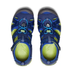 Hot Big Kids' Seacamp Ii Cnx | Blue Depths/Chartreuse Kids Sandals