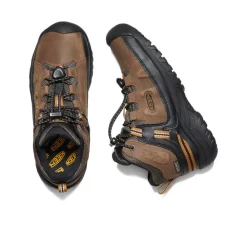 Hot Big Kids' Targhee Waterproof Boot | Dark Earth/Golden Brown Kids Boots