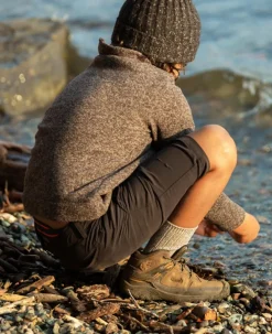 Hot Big Kids' Targhee Waterproof Boot | Dark Earth/Golden Brown Kids Boots