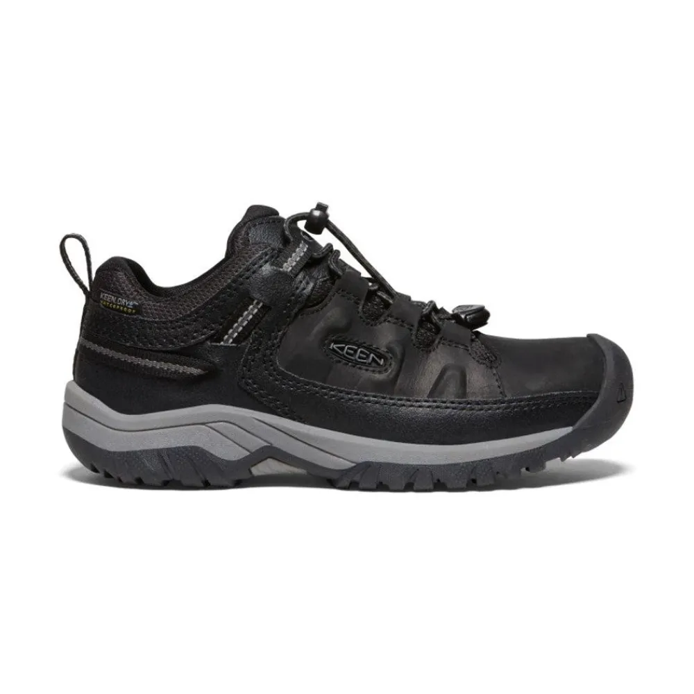 Sale Big Kids' Targhee Waterproof Shoe | Black/Steel Grey Kids Shoes
