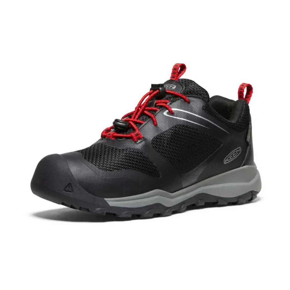 Fashion Big Kids' Wanduro Waterproof Shoe | Black/Ribbon Red Kids Shoes