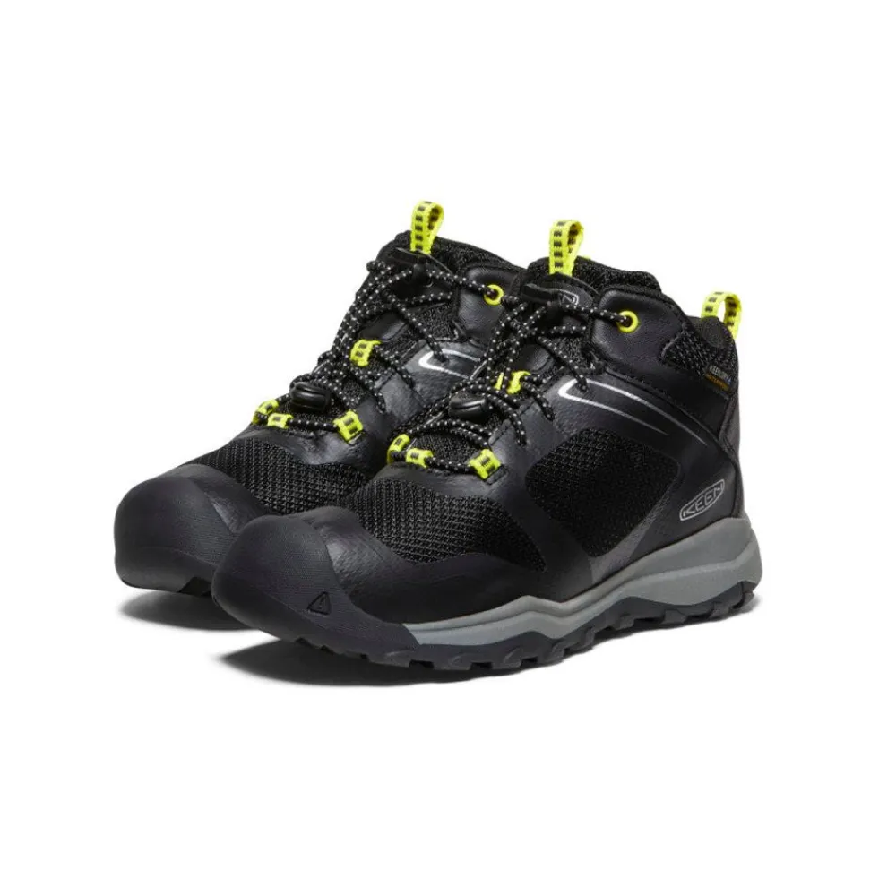 Best Big Kids' Wanduro Waterproof Boot | Black/Silver Kids Boots