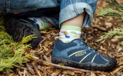 Hot Little Kids' Chandler 2 Cnx Sneaker | Black Iris/Evening Primrose Kids Shoes