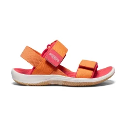 New Little Kids' Elle Backstrap | Tangerine/Cayenne Kids Sandals