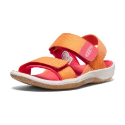 New Little Kids' Elle Backstrap | Tangerine/Cayenne Kids Sandals