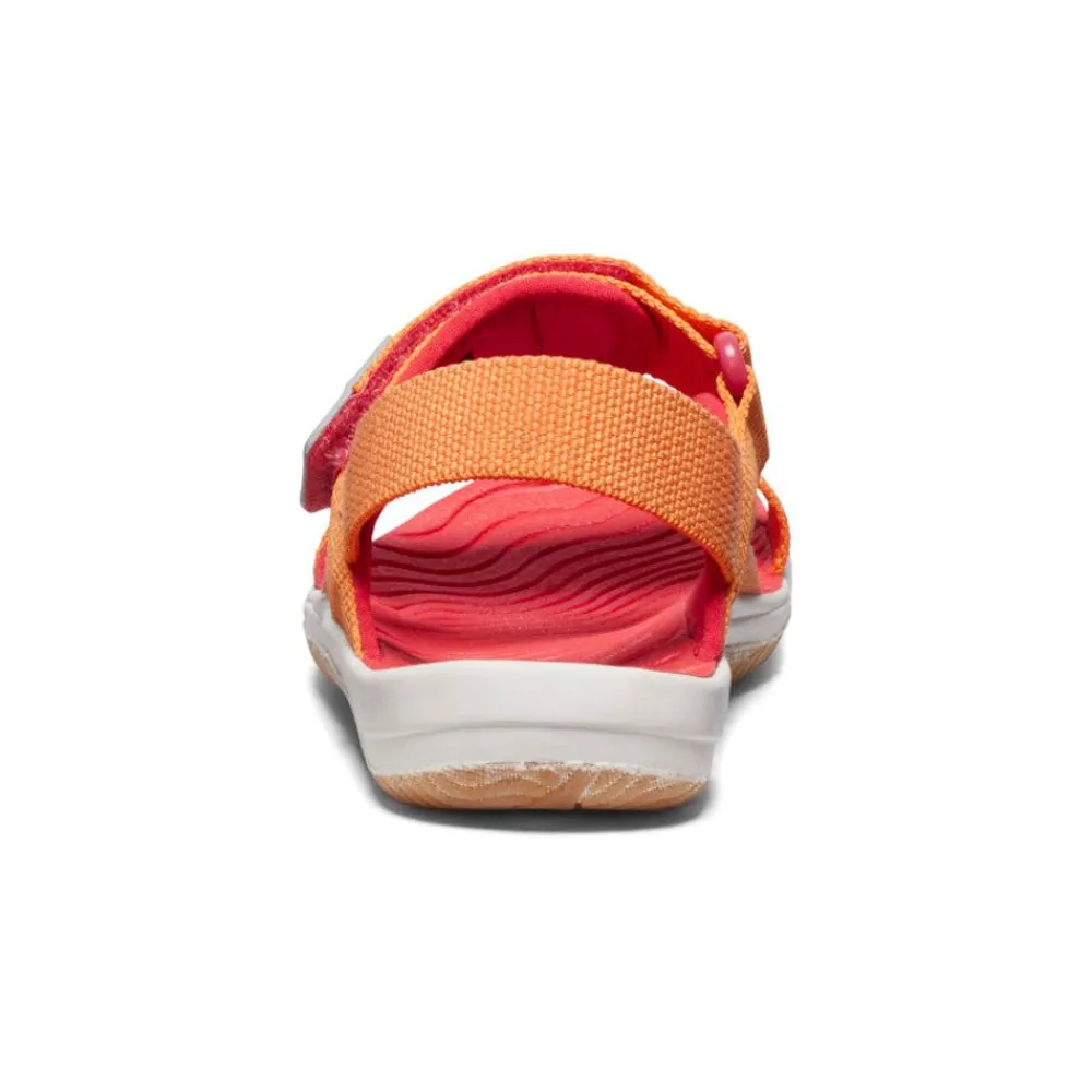 New Little Kids' Elle Backstrap | Tangerine/Cayenne Kids Sandals