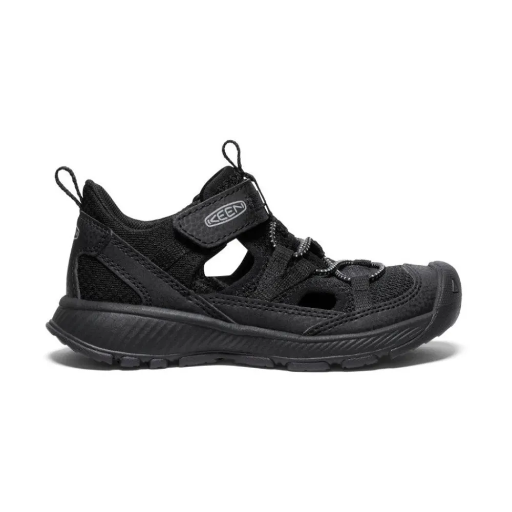 Hot Little Kids' Motozoa Sandal | Black/Alloy Kids Sandals