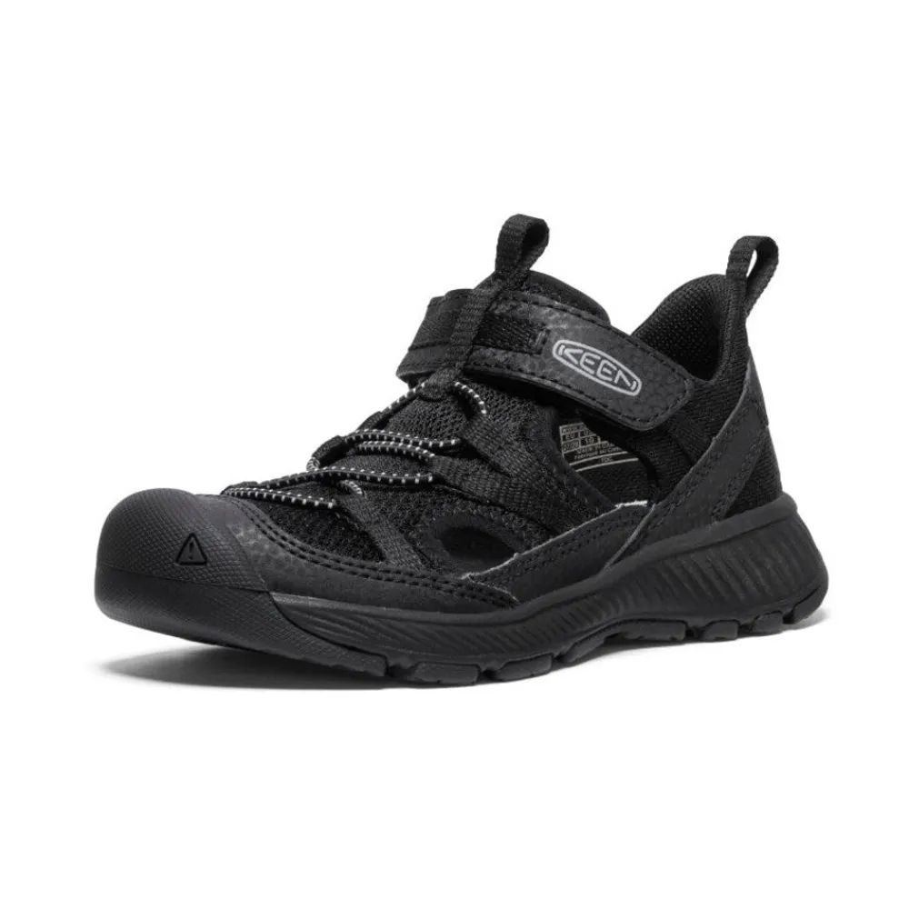 Hot Little Kids' Motozoa Sandal | Black/Alloy Kids Sandals