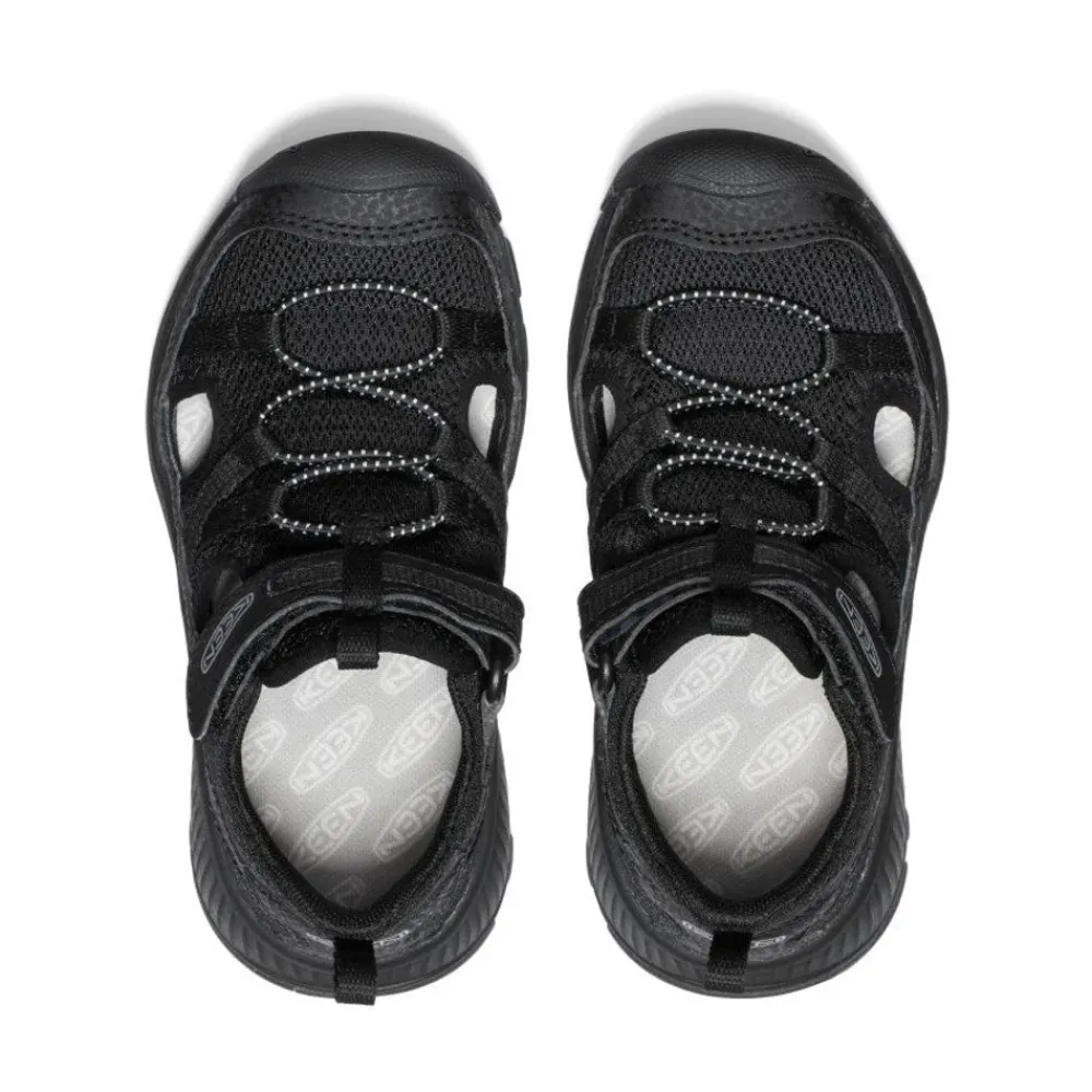 Hot Little Kids' Motozoa Sandal | Black/Alloy Kids Sandals