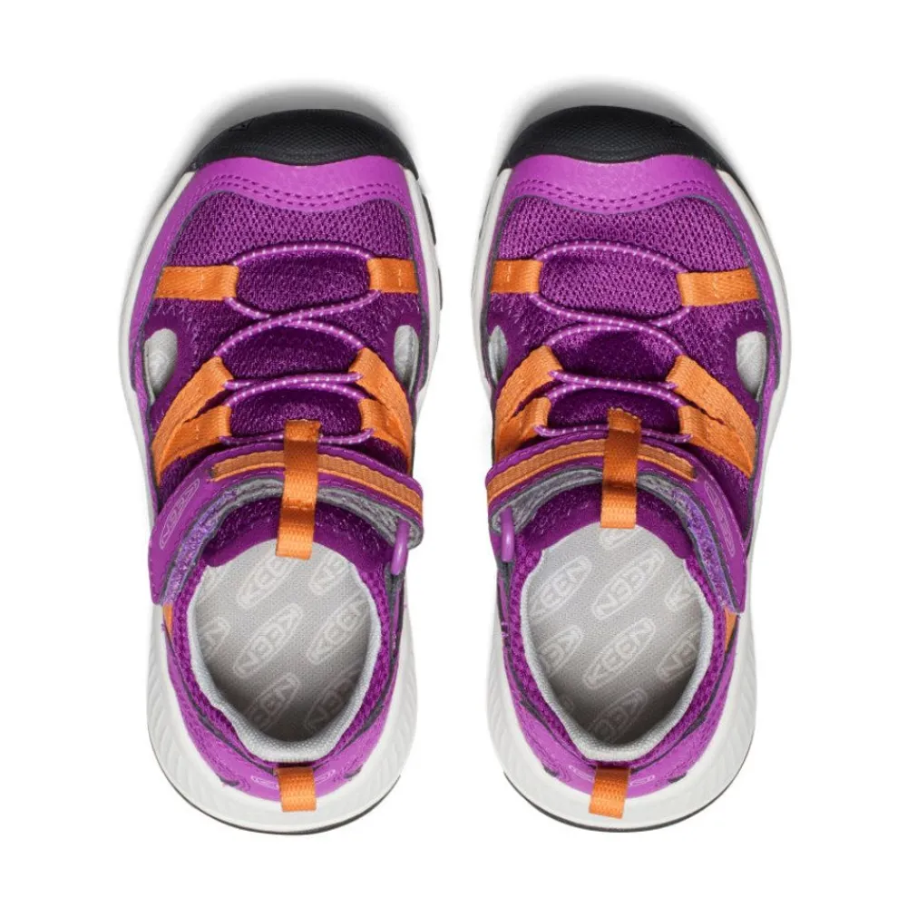 New Little Kids' Motozoa Sandal | Willowherb/Tangerine Kids Sandals