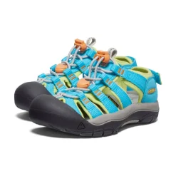 Discount Little Kids' Newport Boundless Sandal | Blue Atoll/Daiquiri Green Kids Sandals