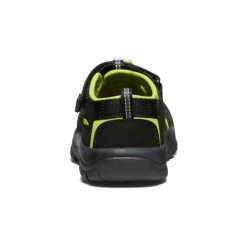 New Little Kids' Newport H2 | Black/Lime Green Kids Sandals