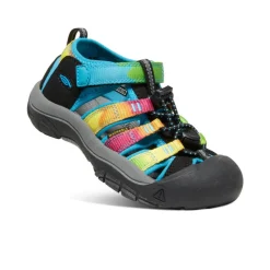 Fashion Little Kids' Newport H2 | Rainbow Tie Dye Kids Sandals