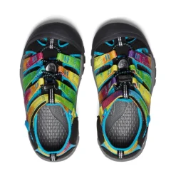 Fashion Little Kids' Newport H2 | Rainbow Tie Dye Kids Sandals